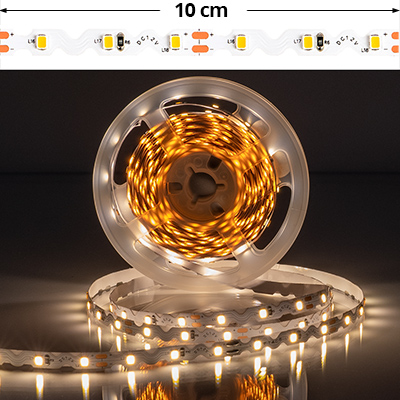 LED szalag beltéri hajlítható 2835-60 (12 Volt) DEKOR! - természetes fehér