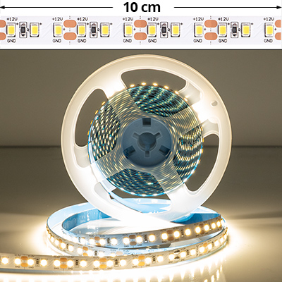 LED szalag beltéri 2835-120 (12 Volt) Samsung chip - természetes fehér