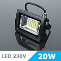 SMD LED reflektor (20W/SMD5630/120°) Hideg fehér