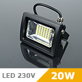 SMD LED reflektor (20W/SMD5630/120°) Meleg fehér
