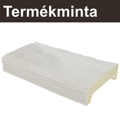 Termékminta: DecoWood Fehér-120 Rusztikus poliuretán deszka panel, festhető (ET 306) 20 cm