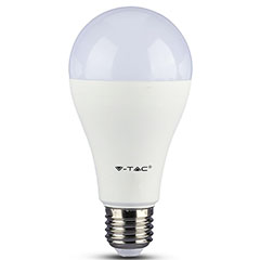 E27 LED lámpa (9W/200°) Körte A70 - hideg fehér, beépített akkumulátorral, PRO Samsung
