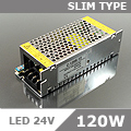 LED tápegység 24 Volt (120W/5A) Slim