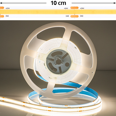 COB LED szalag beltéri 512 LED/m (24 Volt) - természetes fehér COB LED szalag beltéri 512 LED/m (24 Volt) - természetes fehér