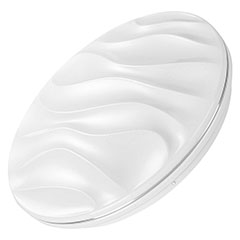Selene IP44 mennyezeti hullám mintás csillagos LED lámpa, kör alakú (24W/2100lm) természetes fehér