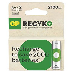 GP ReCyko NiMH - tölthető AA ceruza elem, 2100 mAh (2 db)