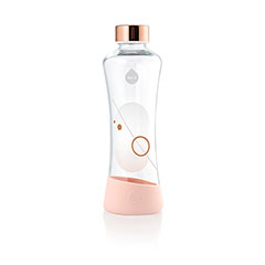 Metallic Rose Gold üvegkulacs, 550 ml, rose gold-rózsaszín