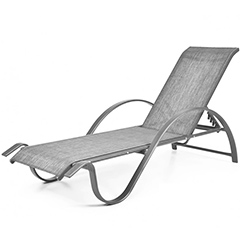 Sofia Lounger kerti napozóágy - szürke