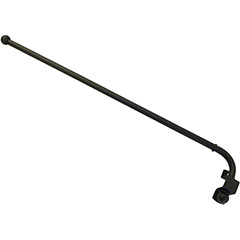 Kihajtható vitrázs rúd - fekete - 55-85 cm (1 db)