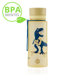 Dino műanyag kulacs, 600 ml, sárga