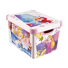 Deco Stockholm tároló doboz (22L) - Disney Hercegnők mintás