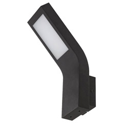 Saldus kültéri fali LED lámpa (9W/600 lm) IP44, matt fekete