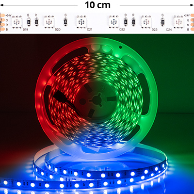 LED szalag beltéri 5050-60 (24 Volt) - RGB DEKOR! LED szalag beltéri 5050-60 (24 Volt) - RGB DEKOR!