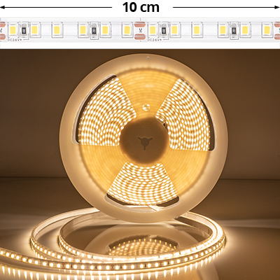 LED szalag kültéri 2835-120 (24 Volt) - természetes fehér, 10 méter LED szalag kültéri 2835-120 (24 Volt) - természetes fehér, 10 méter