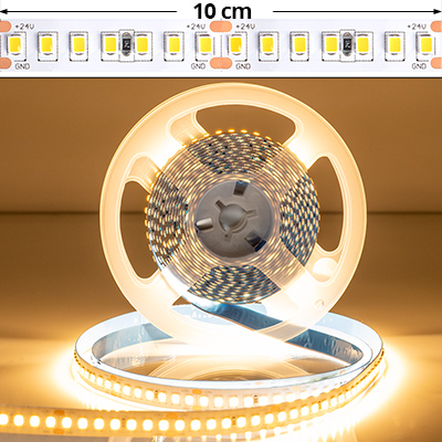 LED szalag beltéri 2835-168 (24 Volt) - meleg fehér, 140lm/W LED szalag beltéri 2835-168 (24 Volt) - meleg fehér, 140lm/W