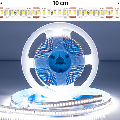 LED szalag beltéri 2835-238 (24 Volt) - hideg fehér, 135lm/W