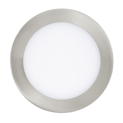 FUEVA1 süllyeszthető LED panel (10,9W) meleg fehér, matt nikkel