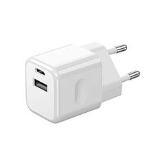 Hálózati adapter USB - USB-C, gyorstöltéssel (5-12V/3-1.67A) - Fehér