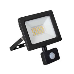 Grun mozgásérzékelős LED reflektor (30W/120°) természetes fehér