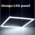 Design LED panel Avar (600 x 600 mm) 40W - hideg fehér