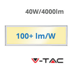 2in1 LED panel (1200 x 300mm) 40W - meleg fehér (100+lm/W)