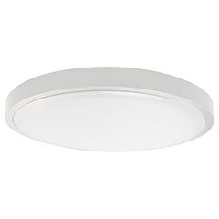 IP44 mennyezeti LED lámpatest - kör (24W/2500lm) hideg fehér, fehér (295 mm)