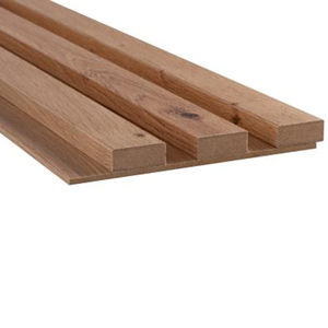 Fa hatású lamella, falburkolat - széles lamellával (Artisan tölgy) - Köztes elem
