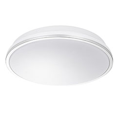 Olivia mennyezeti LED lámpa, kör alakú, (24W/2100lm) természetes fehér, ezüst