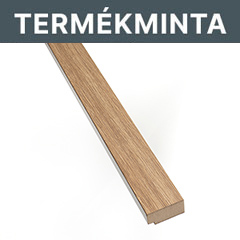 Termékminta Záró elem: Fa hatású falburkolathoz, széles lamellás (20 cm-es minta) - (Am tölgy+m fekete)