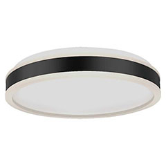 Mennyezeti LED lámpa (18W/1280Lumen) fekete, természetes fehér, dimmelhető
