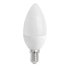 E14 LED lámpa (4W/200°) gyertya - meleg fehér