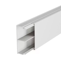 Öntapadós kábelcsatorna elválasztóval, 40x16mm, fehér színben - 2m
