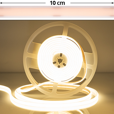 COB LED szalag kültéri 320 LED/m (24 Volt) - természetes fehér, 5m, IP67 COB LED szalag kültéri 320 LED/m (24 Volt) - természetes fehér, 5m, IP67
