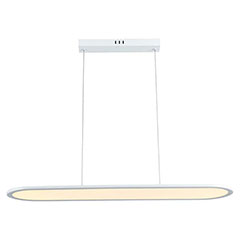 Design LED csillár (24W), fehér színű - természetes fehér