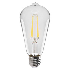 E27 LED izzó Retro filament (7W/320°) ST64- természetes fehér