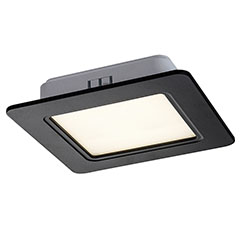 Shaun mennyezeti LED lámpa négyzet alakú (5W/450lm) természetes fehér, fekete, süllyeszthető
