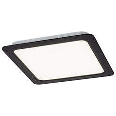 Shaun mennyezeti LED lámpa négyzet alakú (17W/1500lm) természetes fehér, fekete, süllyeszthető