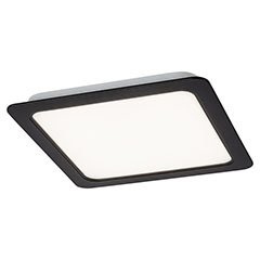 Shaun mennyezeti LED lámpa négyzet alakú (24W/2300lm) természetes fehér, fekete, süllyeszthető