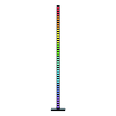 LED állólámpa, hangulatfény távirányítóval, RGB + meleg fehér + hideg fehér (120 cm)