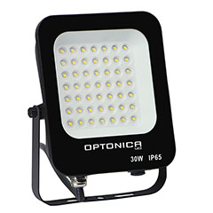 SMD LED reflektor fekete (30W/2700lm) - Természetes fehér