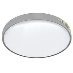 Mennyezeti LED lámpa, kör alakú (96W/9120lm) változtatható színhőmérséklet, dimmelhető, ezüst