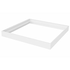 LED panel kiemelő, falonkívüli beépítőkeret (60x60x6.3cm) lapraszerelt, fehér