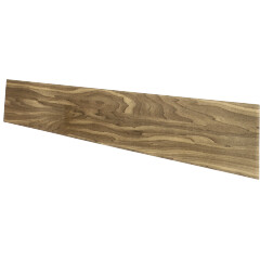 Fa deszka utánzatú polisztirol falpanel, beltéri dekorburkolat (100x16.6 cm) középbarna fa