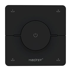 K0-B, Dimmer, Fali LED szalag fényerő és színhőmérséklet szabályzó panel (CCT): elemes - fekete
