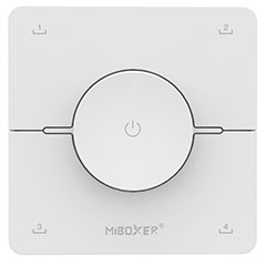 K0-W, Dimmer, Fali LED szalag fényerő és színhőmérséklet szabályzó panel (CCT): elemes - fehér