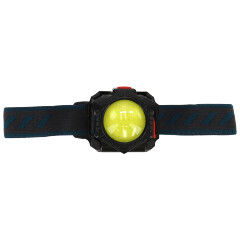 LED fejlámpa (5W) akkus, fekete, övtáskával