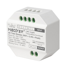 TRI-C1WR, Triac dimmer fényerőszabályzó vezérlő (100-240V - 1.36A), Wi-Fi