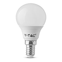 E14 LED lámpa (4.5W/180°) Kisgömb P45 - természetes fehér