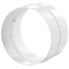 Műanyag kör csőtoldó, 125 mm 212 P
