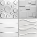 WallArt 3D falpanel - vegyes minták II.